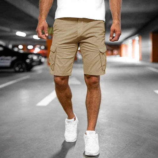 Fashion Personality Men's New Woven Five-point Pants by GJG Denim