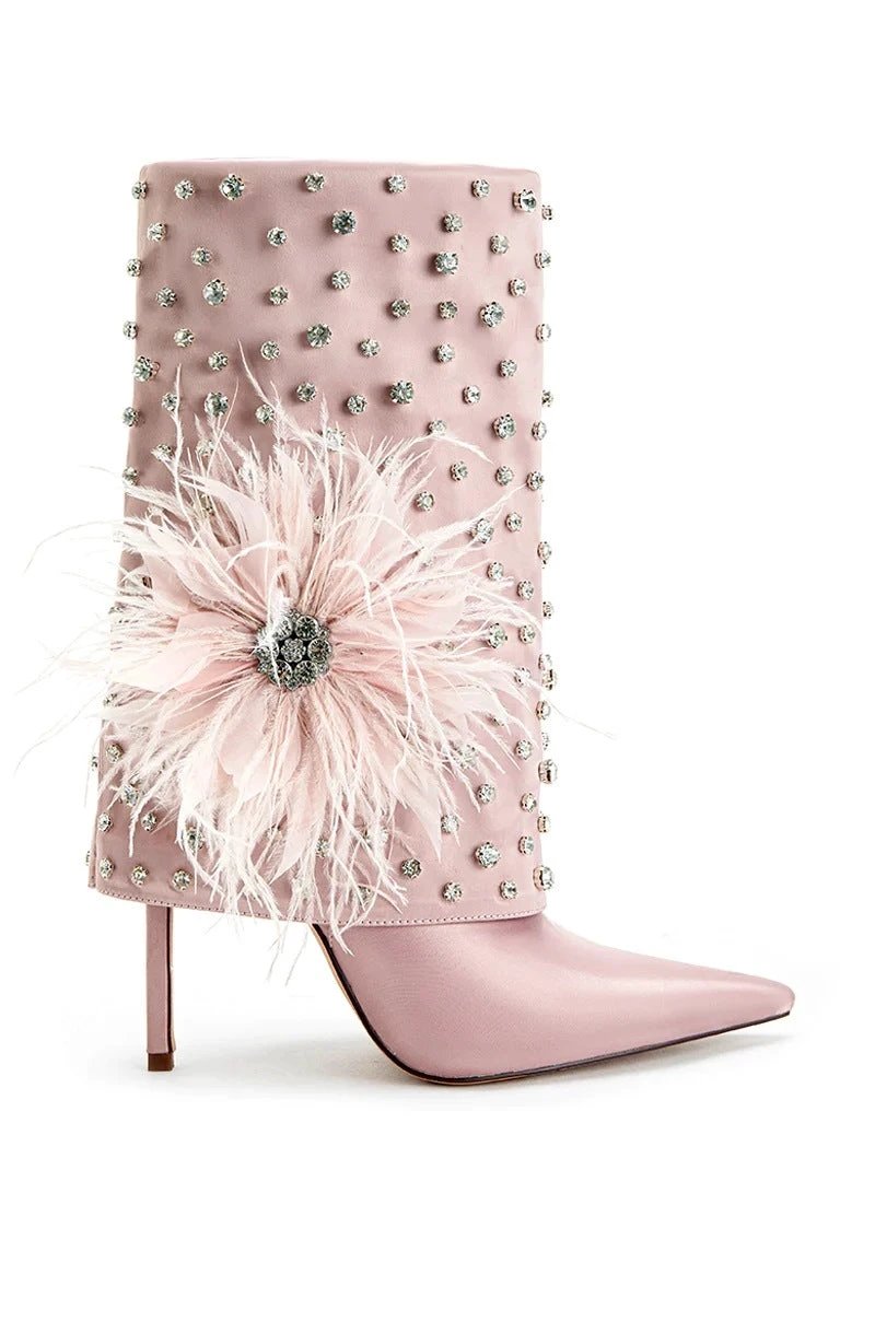 Fashion Personality Women's Plush Booties by GJG Denim