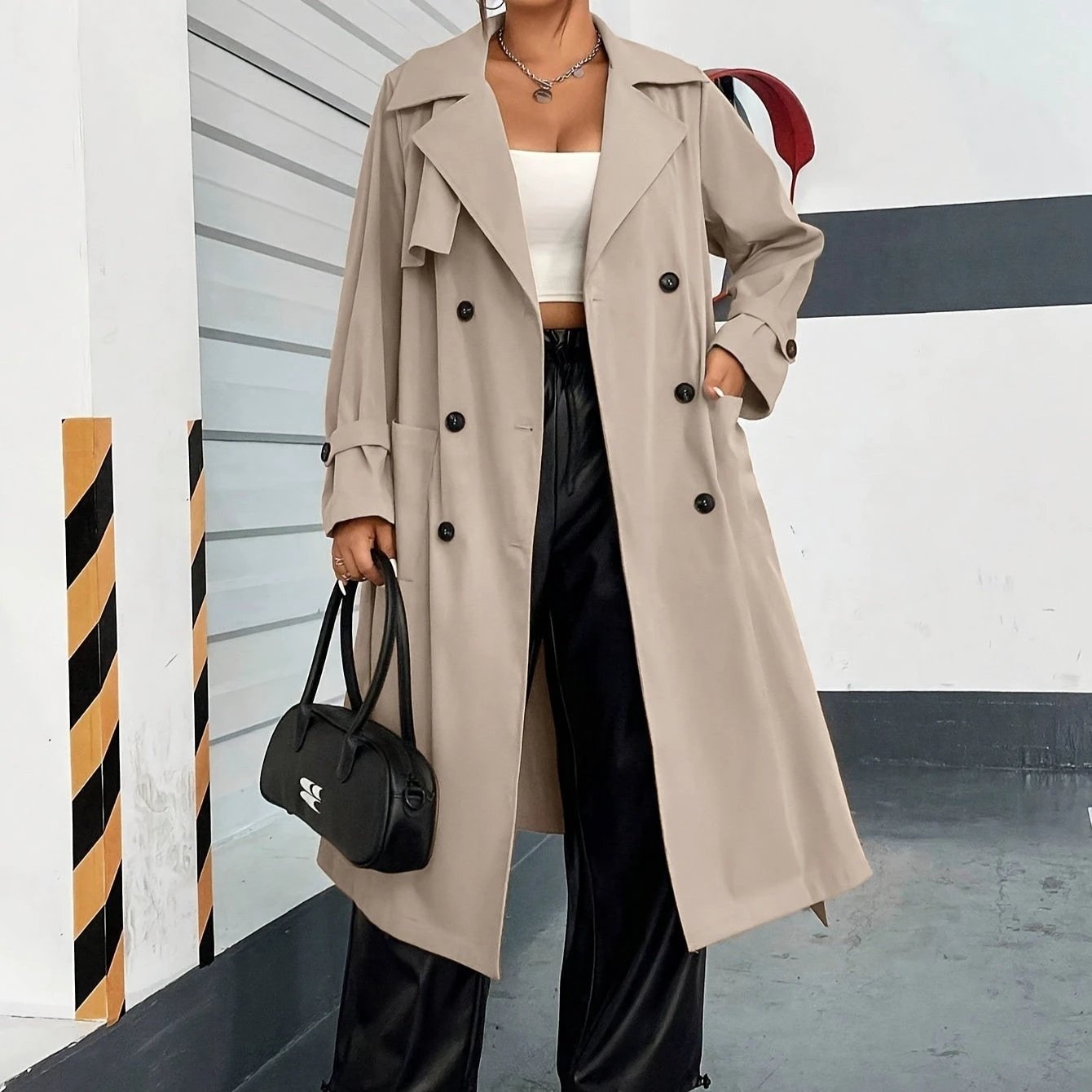 New Long Casual Coat Overcoat Women by GJG Denim
