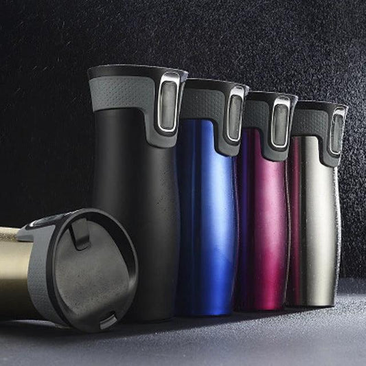 Vacuum Insulated Stainless Steel Travel Mug by GJG Denim