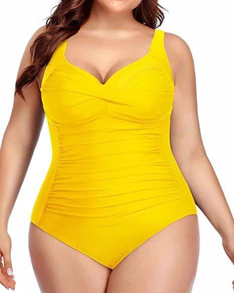 Women's Plus Size One-piece Swimsuit by GJG Denim