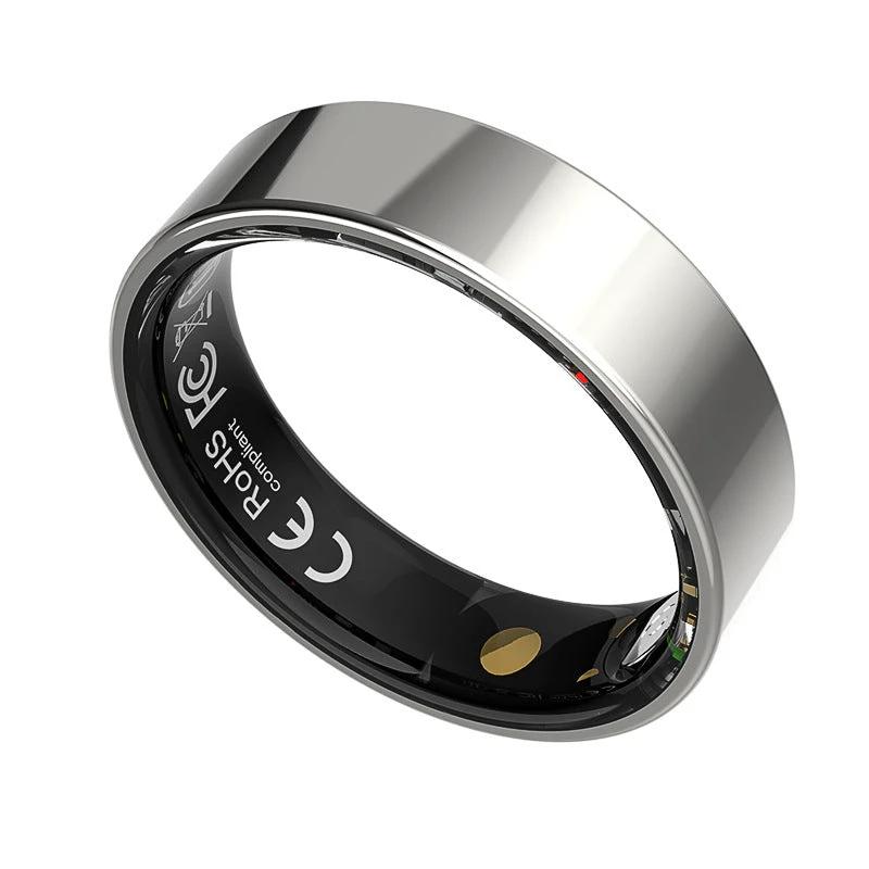 Multi-functional Waterproof Smart Ring For Health Monitoring And Fitness Tracking For Men by GJG Denim
