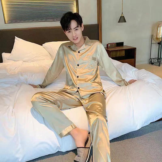 Men's Long Sleeve Pajamas by GJG Denim