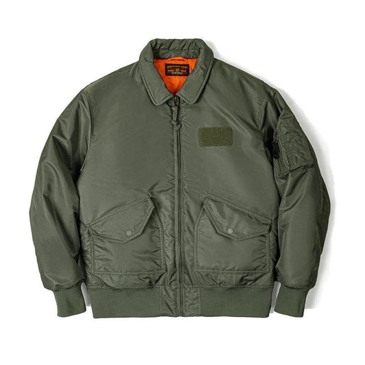 Retro Cotton Padded Pilot Coat by GJG Denim
