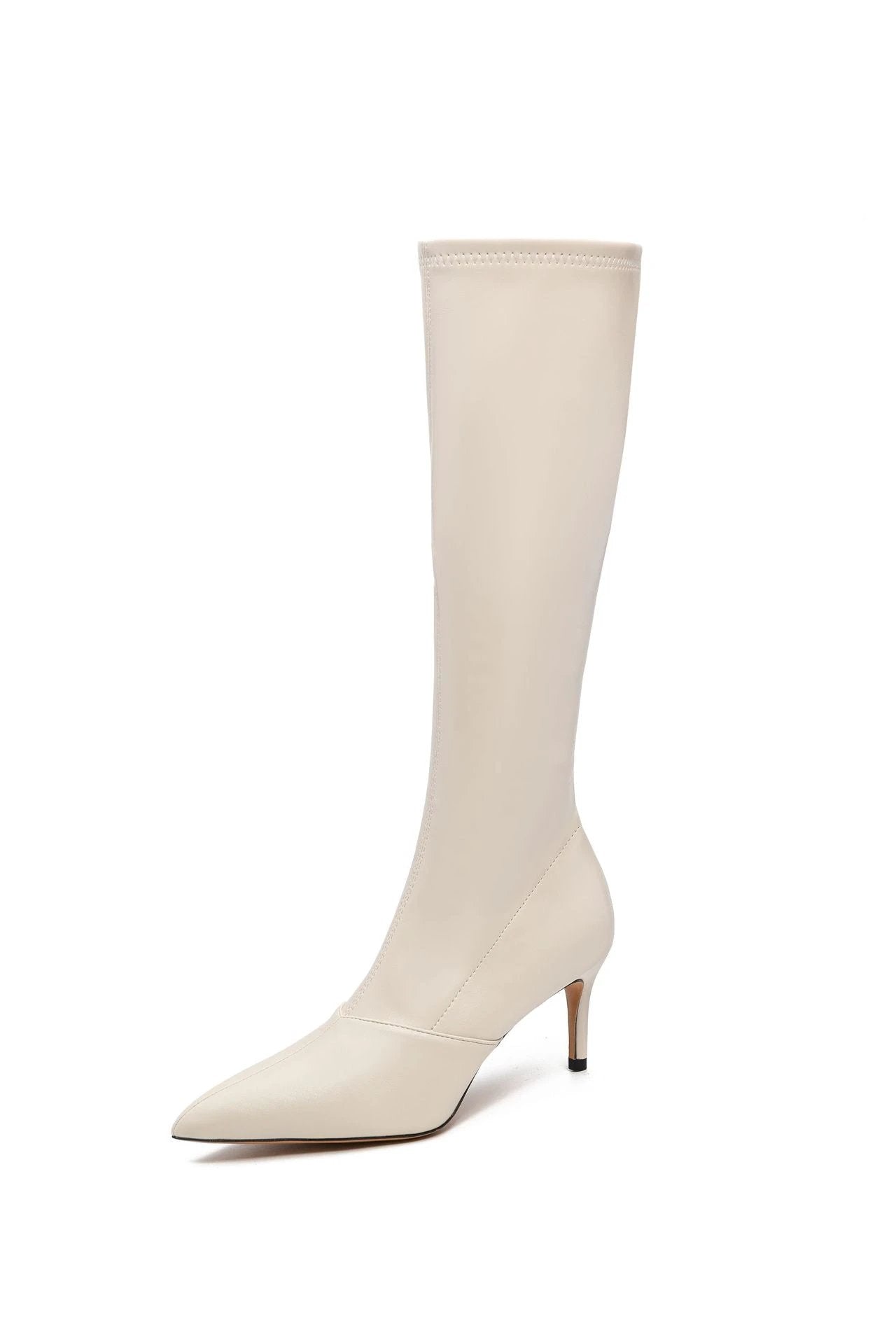 Stiletto Heel Women's High Boots Side Zipper Knight by GJG Denim