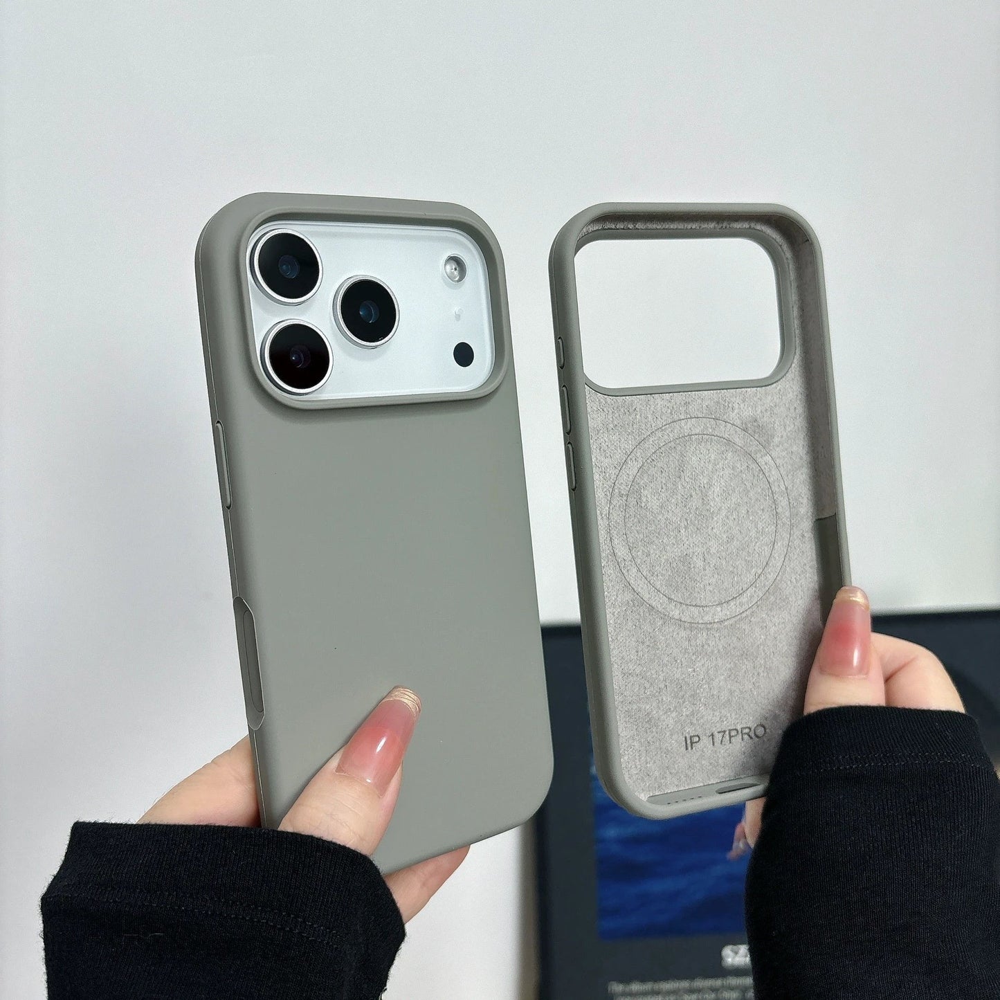 Liquid Magnetic Charge Phone Case All-inclusive Ai Button Drop-resistant by GJG Denim