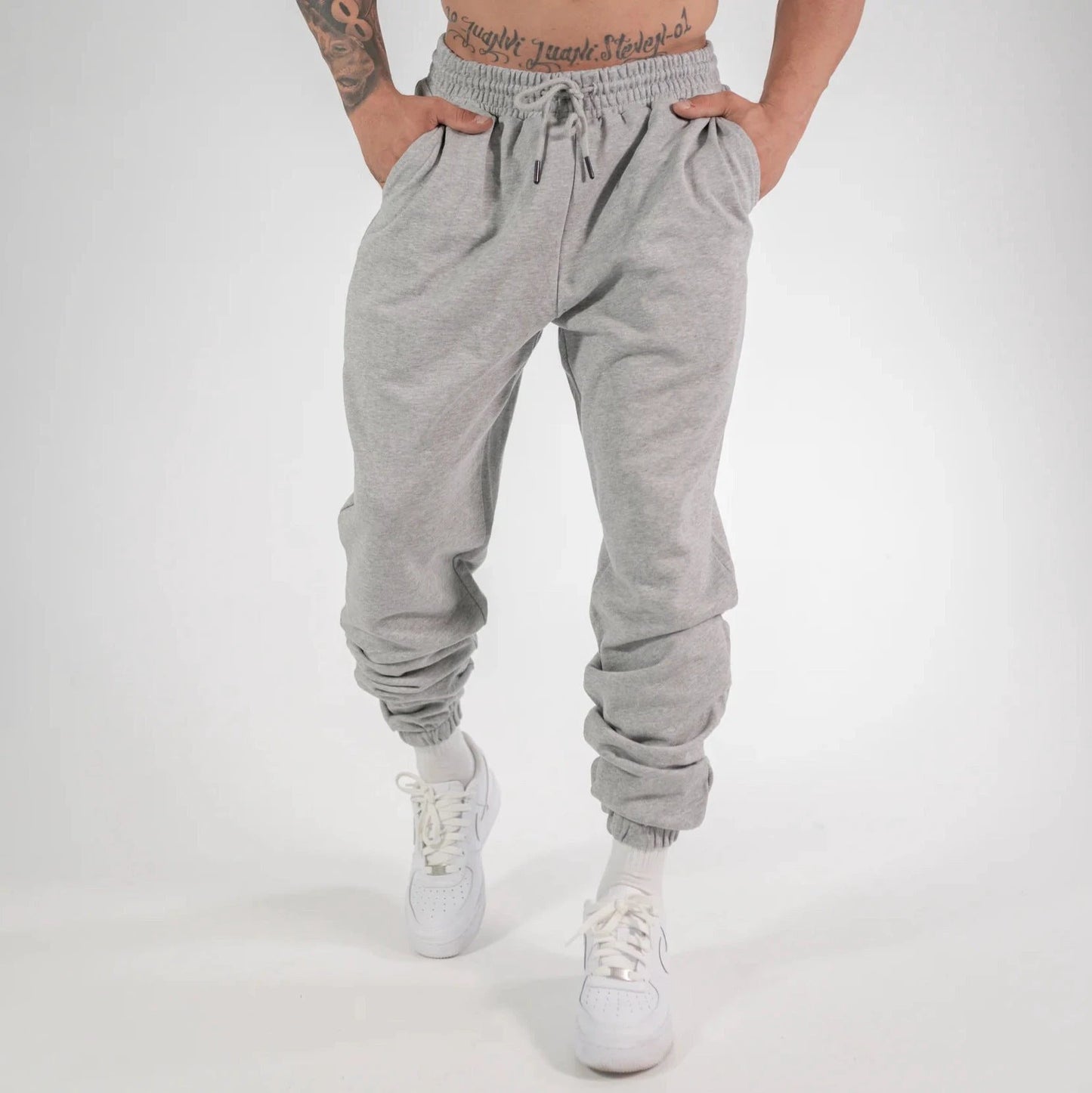 Men's Casual Wide Leg Sweatpants by GJG Denim