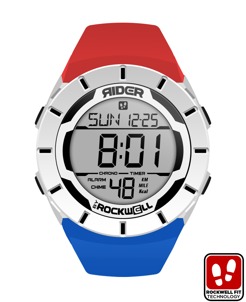 Limited Edition - Red/White/Blue Coliseum by Rockwell Time
