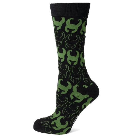 Marvel Avengers Loki Pattern Green and Black Gift Set by Cufflinks.com