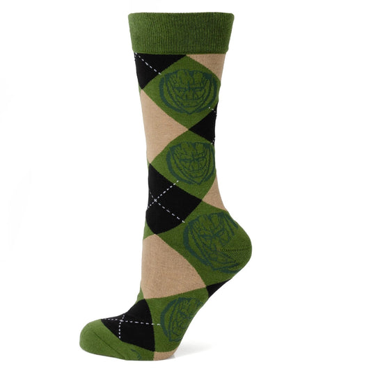 Marvel Guardians of the Galaxy Groot Argyle Green Gift Set by Cufflinks.com
