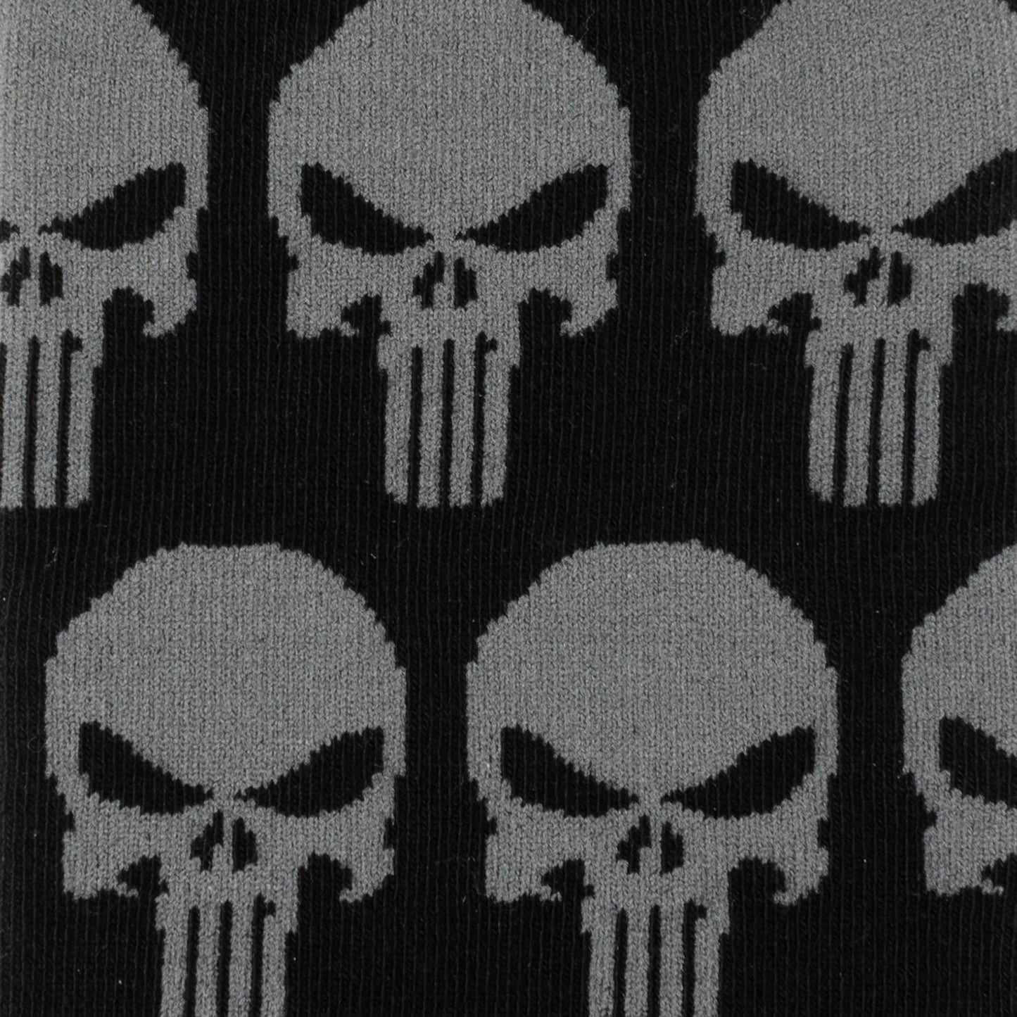Marvel Punisher Black Socks and Silver Lapel Pin Gift Set by Cufflinks.com