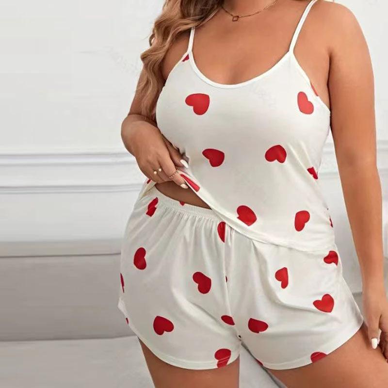 Women's Camisole Printed Pajamas Set by GJG Denim