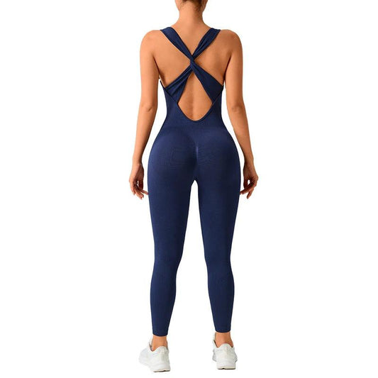 New Skinny Slimming Seamless Female Yoga Bodysuit by GJG Denim
