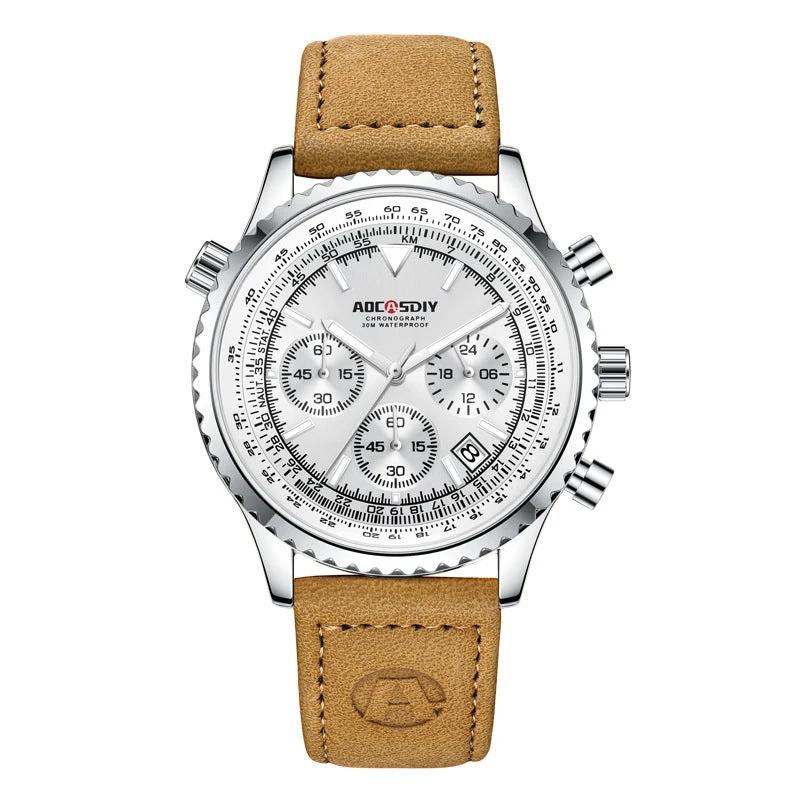 Men's Multi-functional Waterproof Luminous Watch by GJG Denim