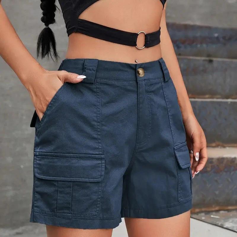 Women's Fashion Individual Casual Workwear Sports Shorts by GJG Denim