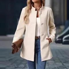 Pocket 3 Breasted Slim Coat Jacket by GJG Denim