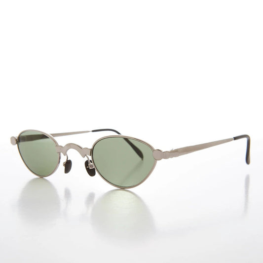 Unique 90s Steampunk Sunglass Unisex Futuristic - Petar by Sunglass Museum