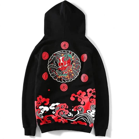 Men's Printed Pattern Hoodie by GJG Denim