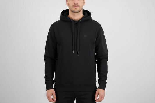Space Cotton Comfortable And Stylish Men's Warm Hoodie by GJG Denim