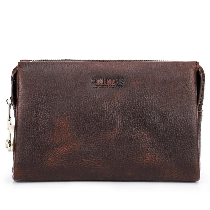 Men's First Layer Cattlehide Leather Bag by GJG Denim