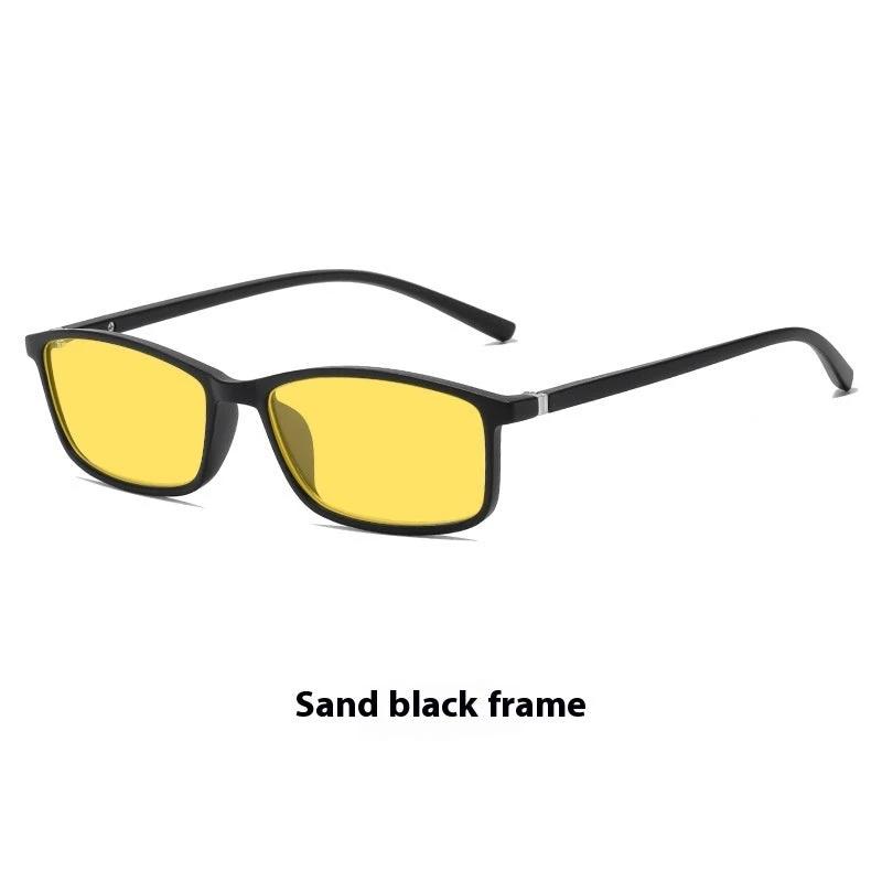 New Retro Small Frame Night Vision Anti-Blue Ray Plain Glasses by GJG Denim