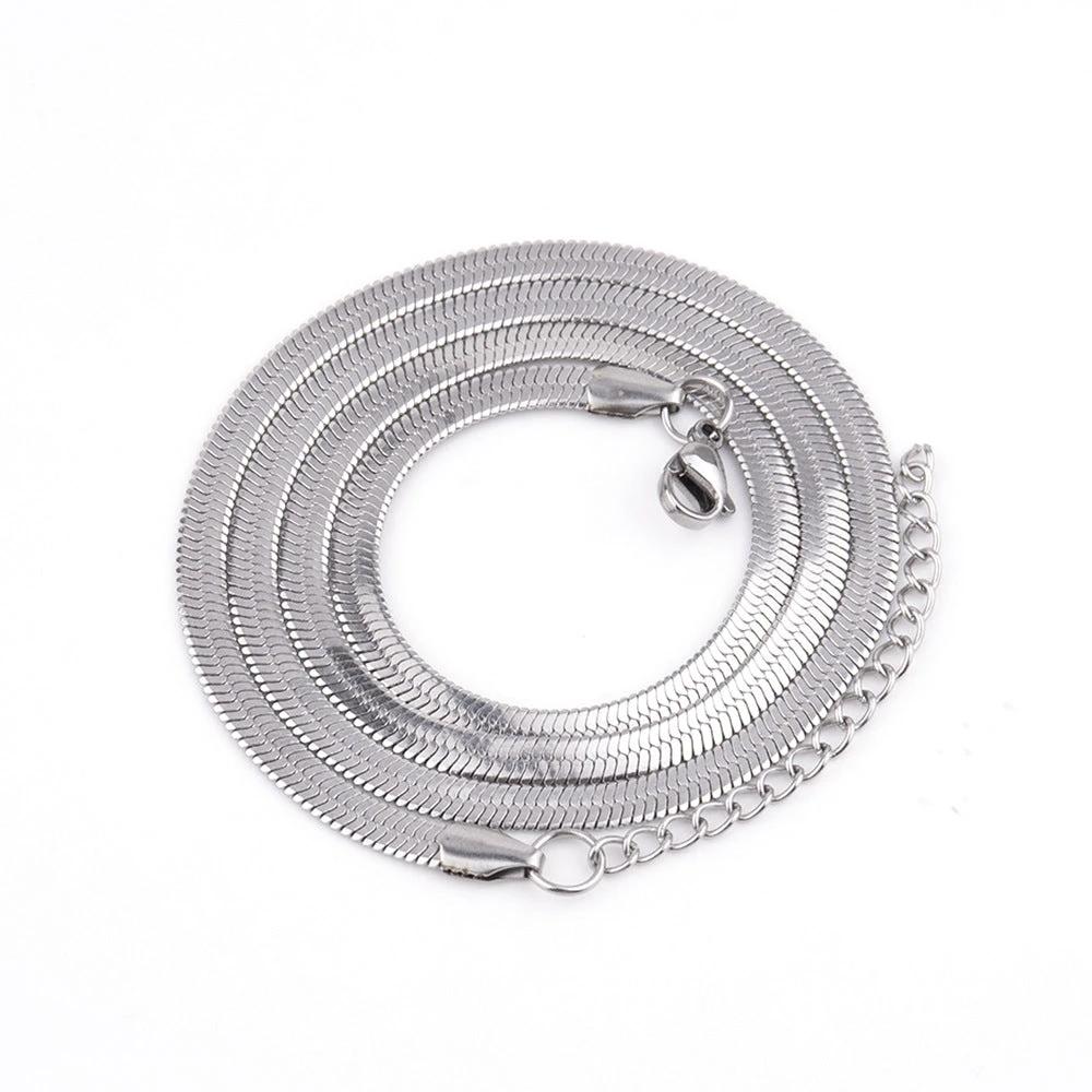 Simple Titanium Steel Blade Necklace For Men by GJG Denim
