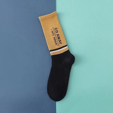 Men's Mid-calf Socks Breathable Sweat-absorbing by GJG Denim