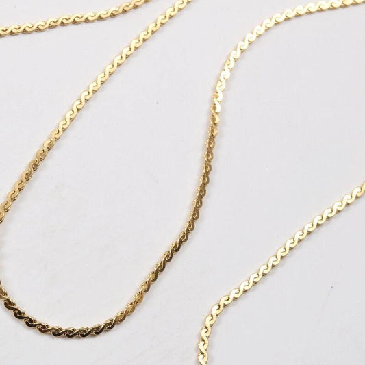 Titanium Steel Gold Plated Necklace Anklet Bracelets set by GJG Denim