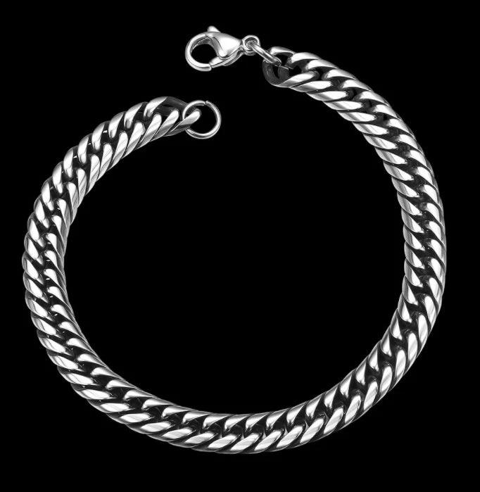 Titanium Steel Bracelet For Men by GJG Denim