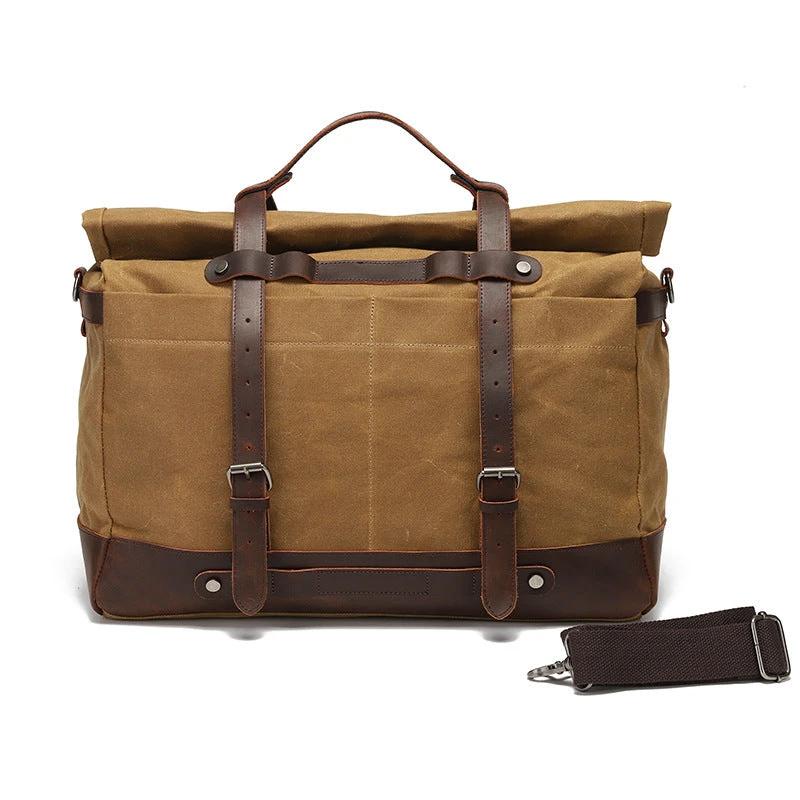 Canvas Shoulder Bag For Men by GJG Denim