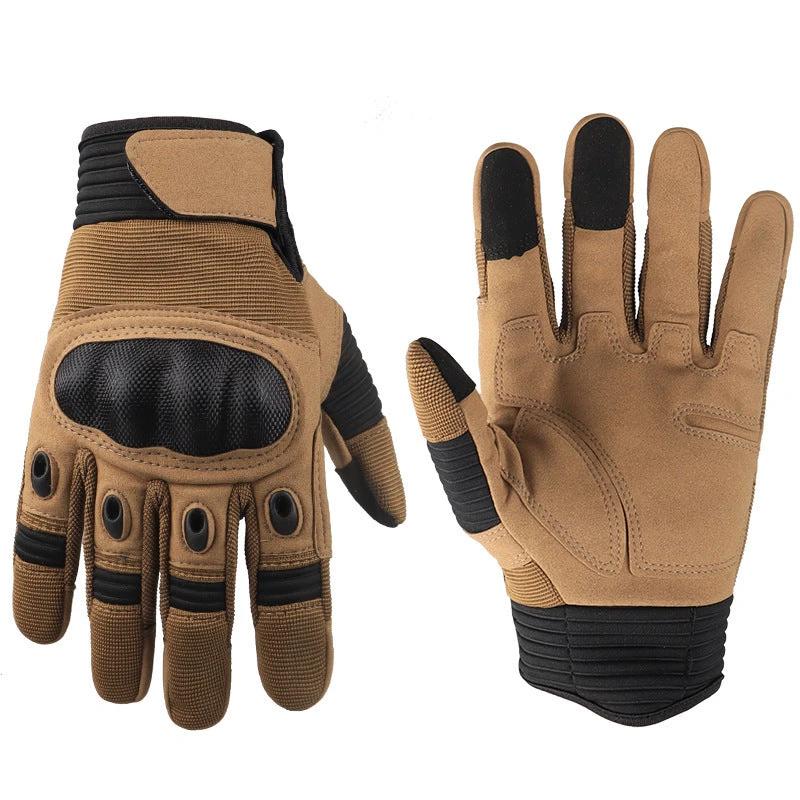 Touch Screen Military Fans Tactical Full Finger Motorbike Gloves by GJG Denim