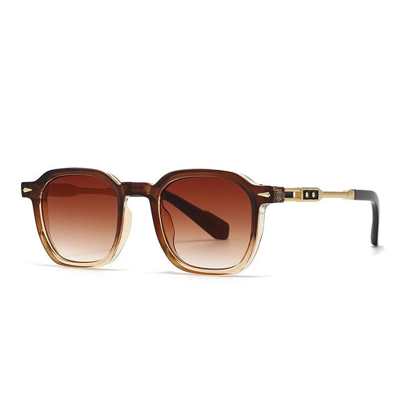 Round-frame Metal Sunglasses For Men by GJG Denim