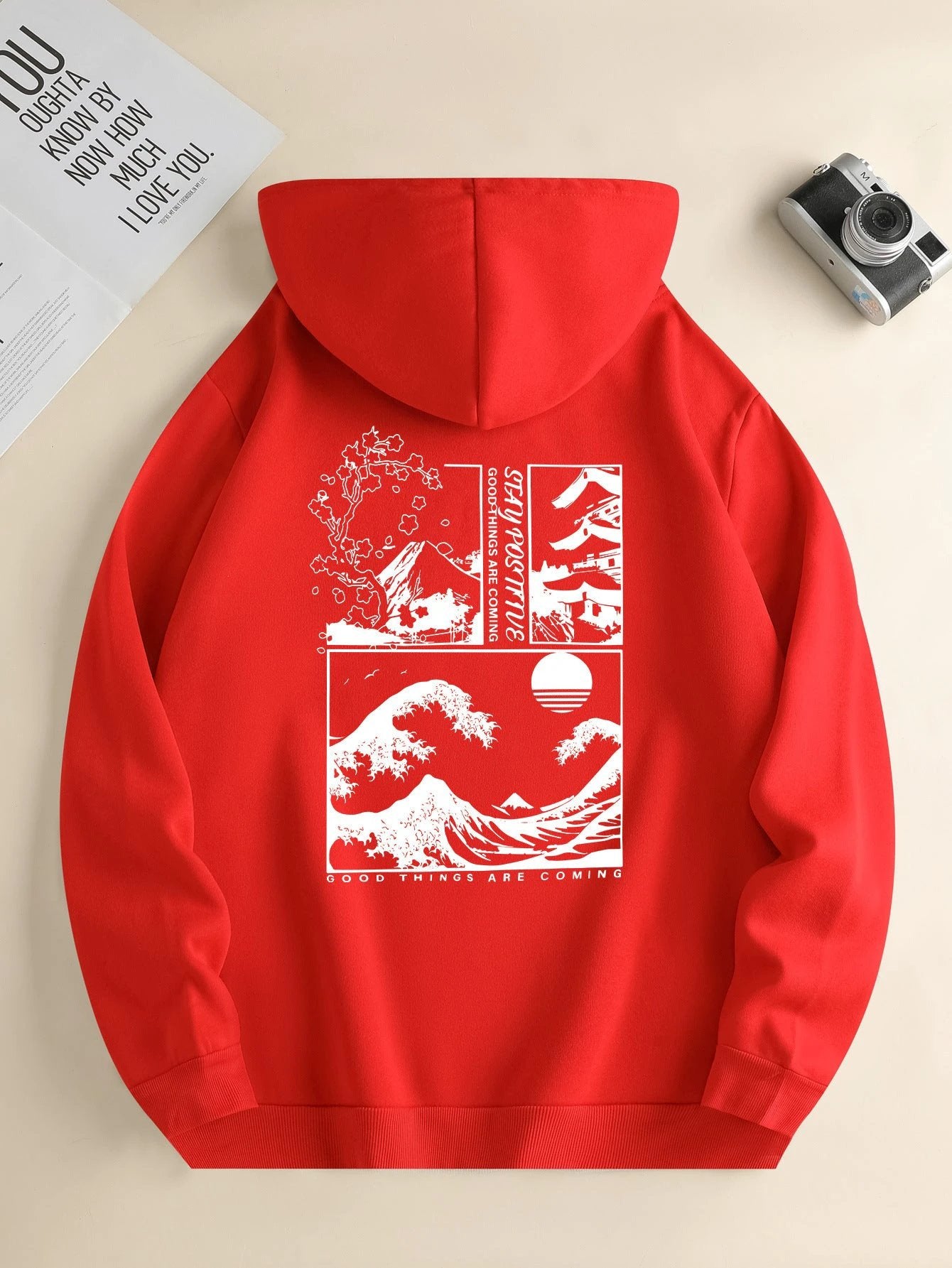Men's Chic Casual Everyday Drawstring Hoodie by GJG Denim