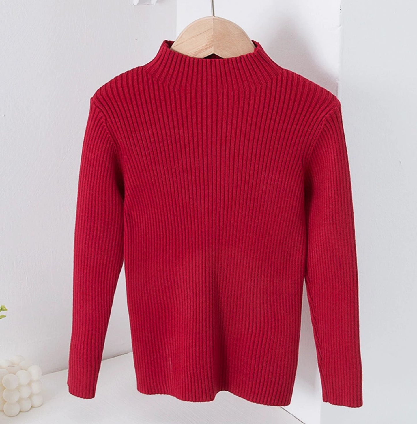 Children's Mock Neck Sweater Knitwear Top by GJG Denim