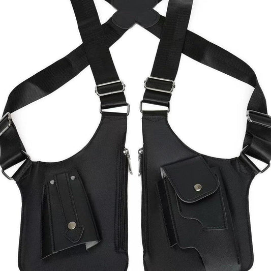 Men's Multi-functional Vintage Crossbody Underarm Shoulder Bag by GJG Denim