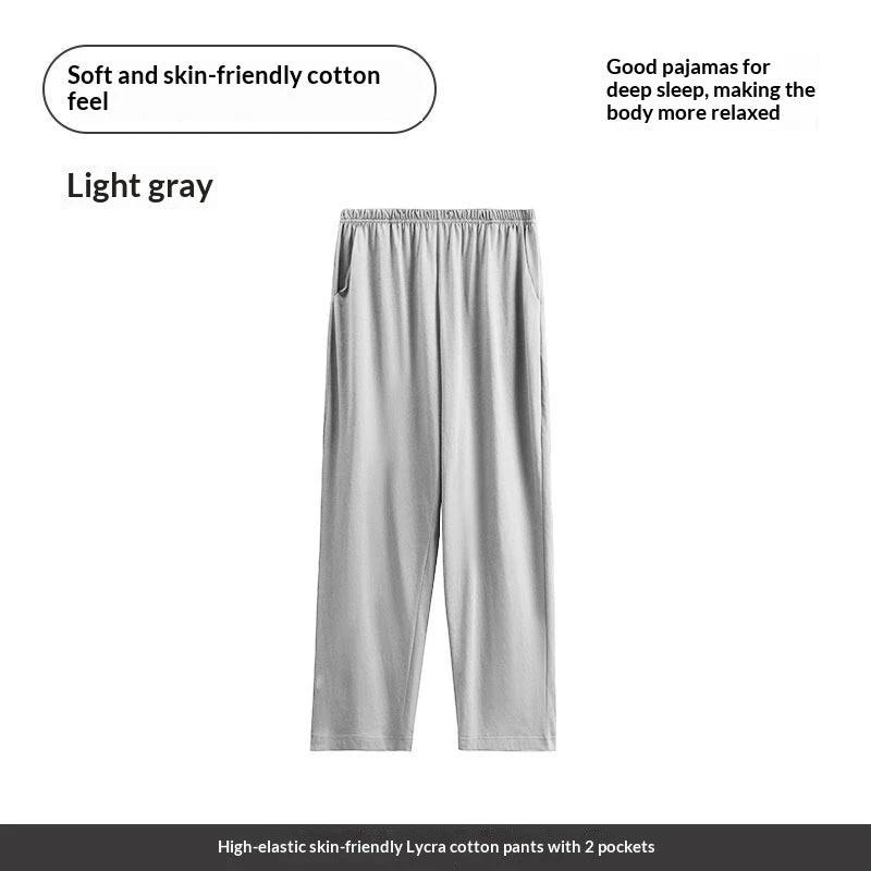 Men's Cotton Loose And Comfortable Home Pajama Pants by GJG Denim