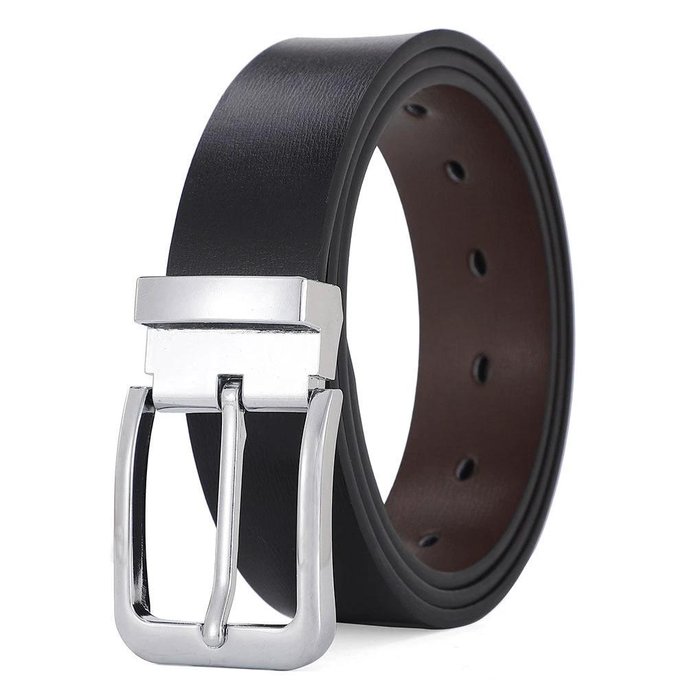 Men's Personality Trendy Belt High Quality Alloy Pin Buckle by GJG Denim