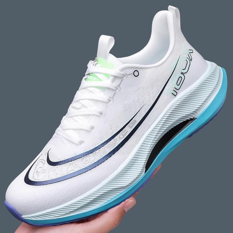 Men's Breathable Soft-soled Mesh Surface Trendy Running Shoes by GJG Denim