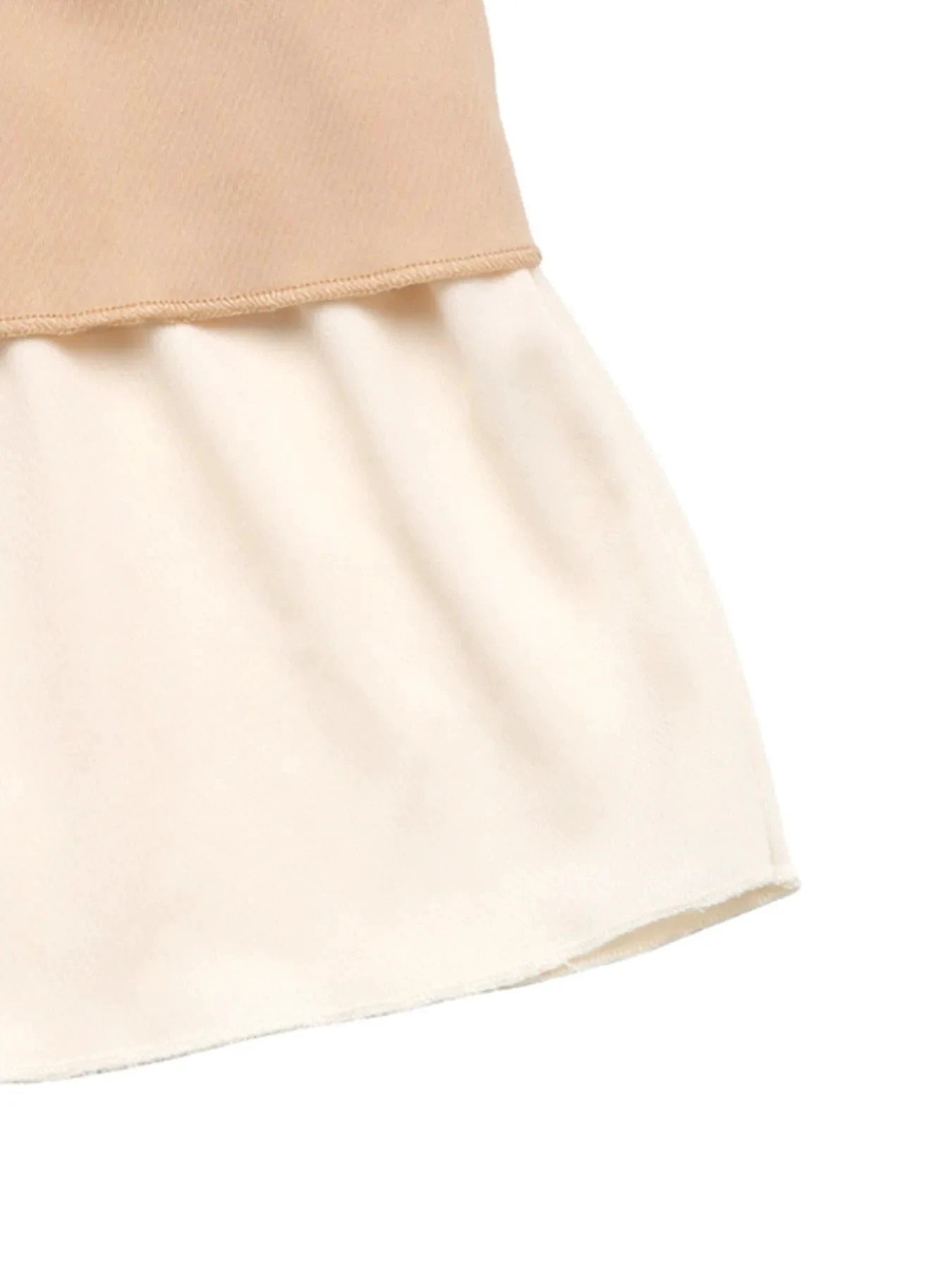 Layered Midi Skirt with Contrast Hem Detail by Lady Ros