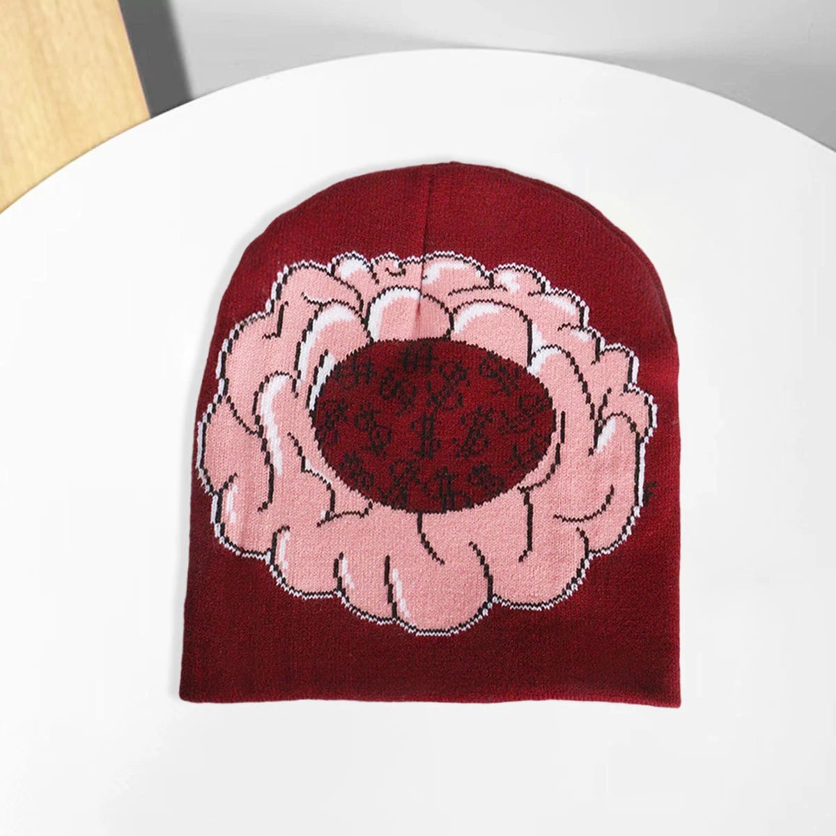 Men's Knitted Money on My Mind Beanie by GJG Denim
