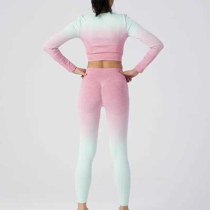 Women's Nylon Yoga Pants Set by GJG Denim