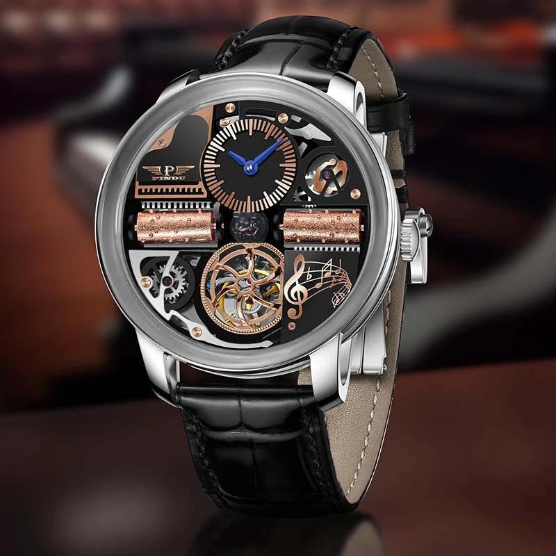 Multifunctional Fully Automatic Mechanical Watch For Men by GJG Denim