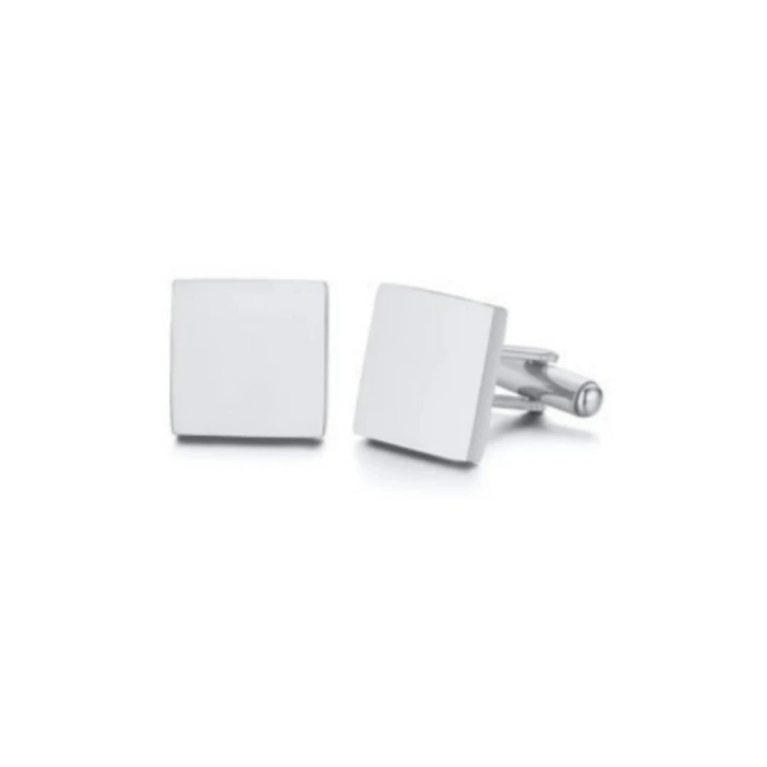 Minimalist Stainless Steel Cufflinks by GJG Denim