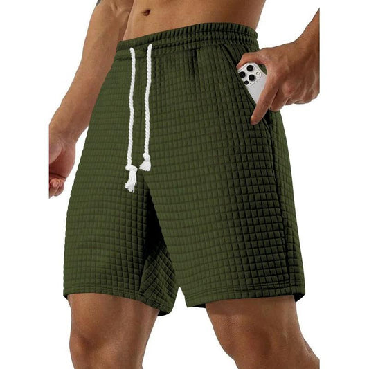Men's Fashionable Loose-Fit Sports Casual Shorts by GJG Denim