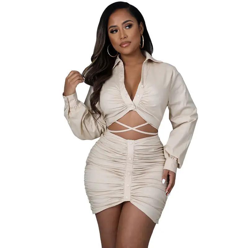 Age Set Skirt European And American Women's Two-piece Skirt by GJG Denim