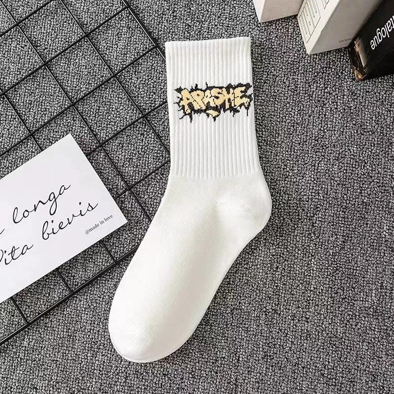 Cotton Men's Basketball Long Socks by GJG Denim
