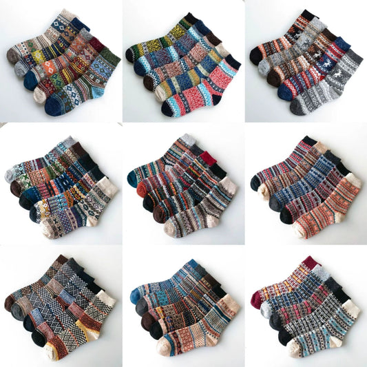 Men's Socks Vintage Style Wool Socks by GJG Denim