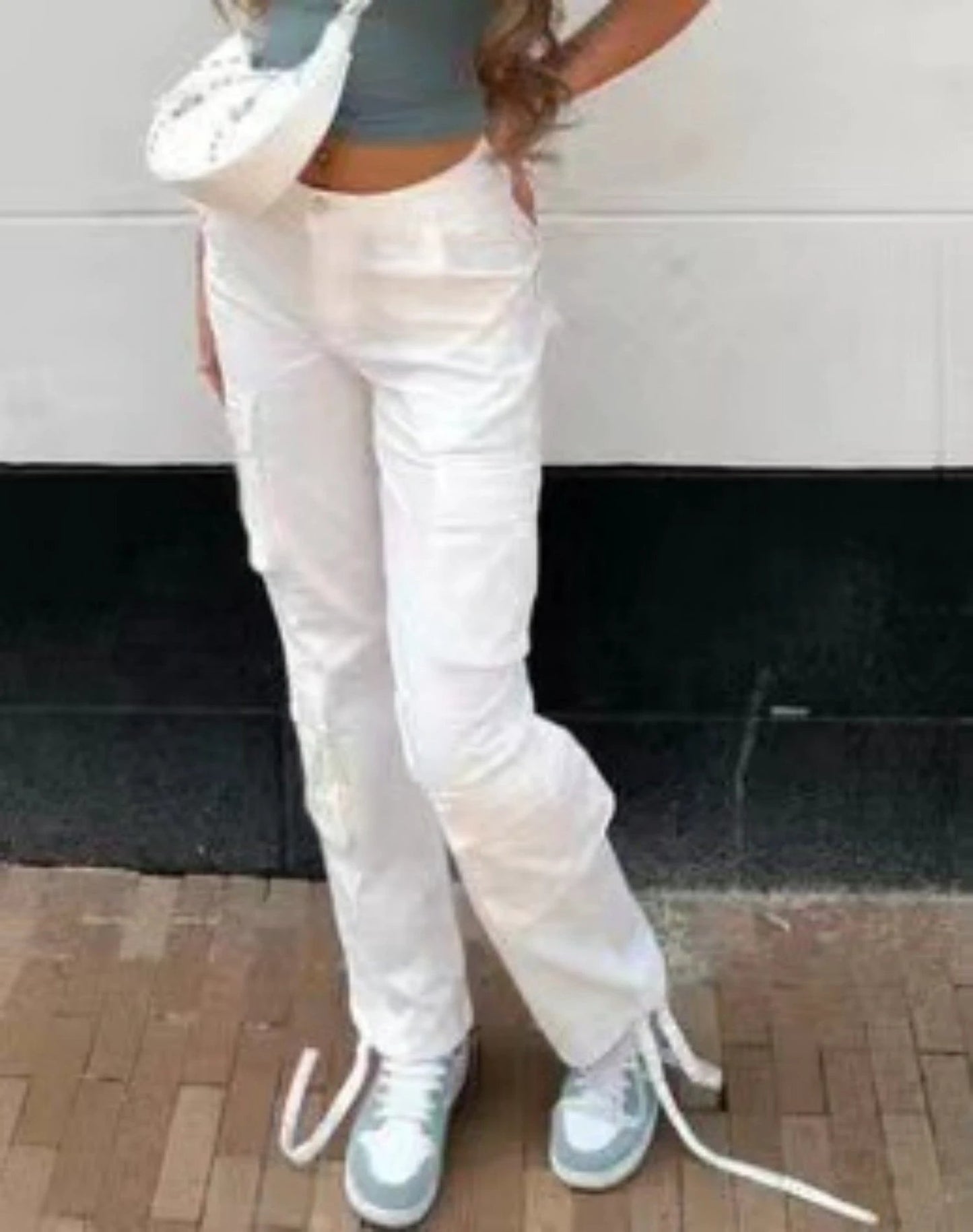 Trendy Workwear Denim Casual Pants For Women by GJG Denim