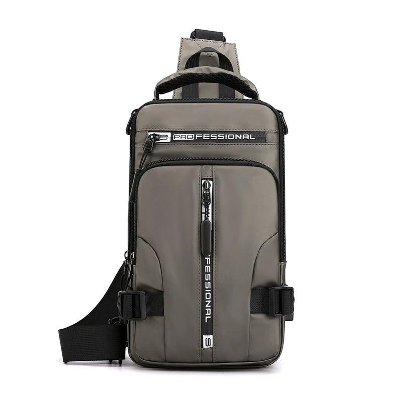 Men's Crossbody Multifunctional Backpack by GJG Denim