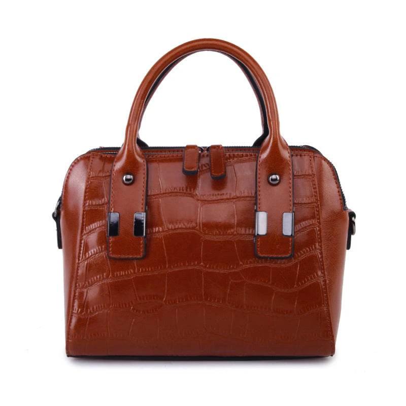 Cowhide Single Shoulder Diagonal Women's Bag by Zara-Craft